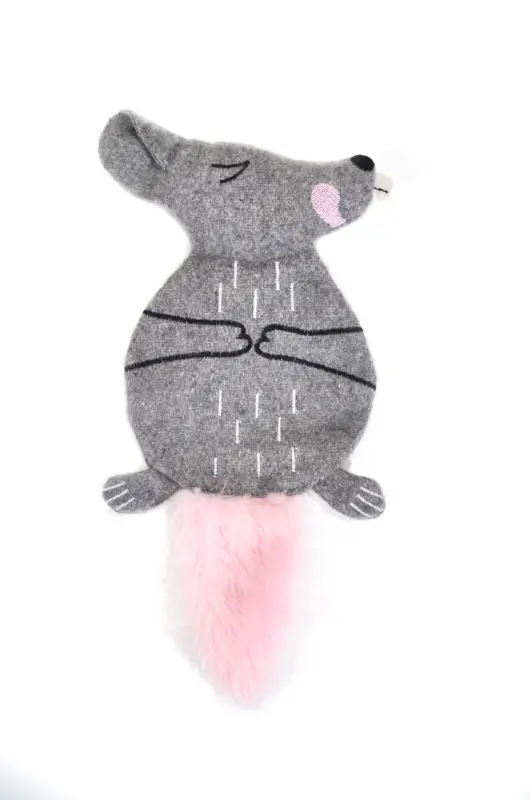 Animalis – Jouet Souris en Laine Recycl&eacute;e pour Chiens – 33cm Petit Prix