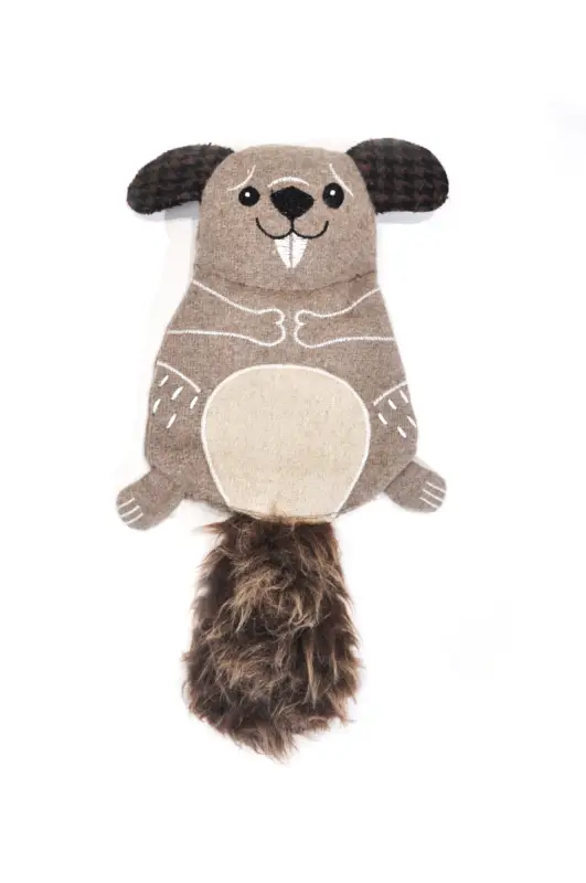 Animalis – Jouet Raton en Laine Recycl&eacute;e pour Chiens – 33cm Petit Prix