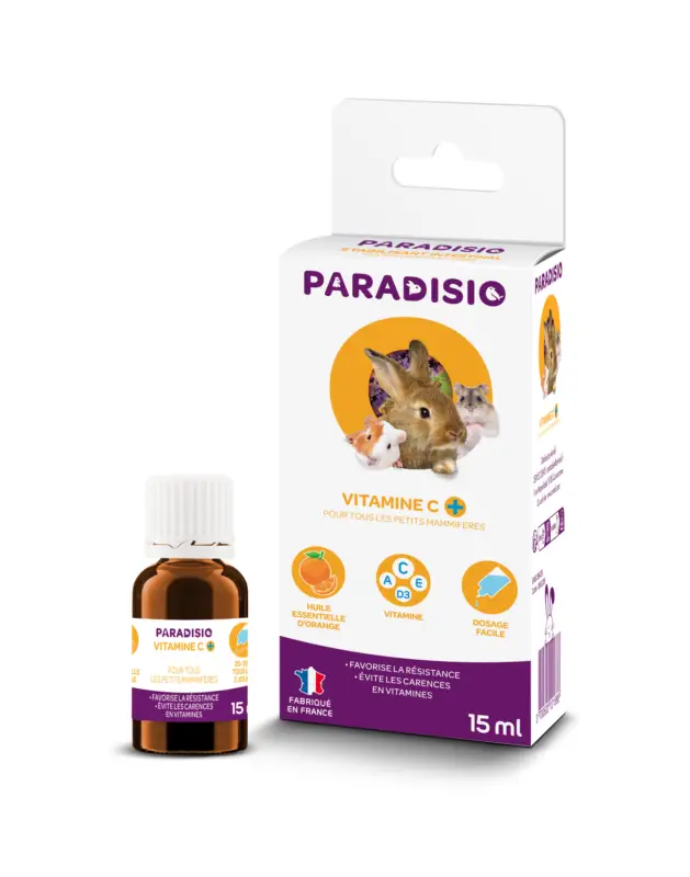 Paradisio – Vitamine C pour Rongeurs – 15ml Commande En Gros