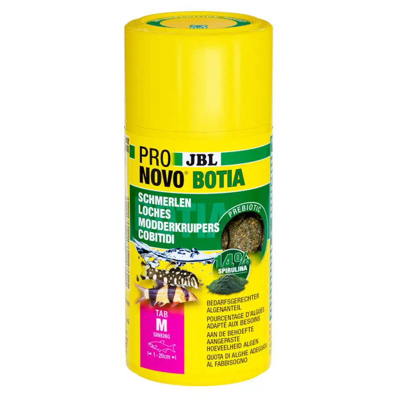 Vente Flash JBL – Comprim&eacute;s Alimentaire Pronovo BOTIA pour Poissons Tropicaux – 100ml