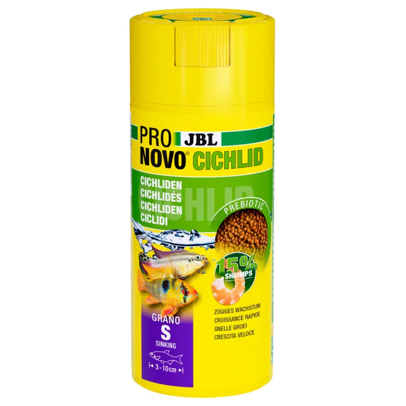 JBL – Aliment en Granul&eacute;s Pronovo CICHLID GRANO pour Petit Discus Commander Maintenant