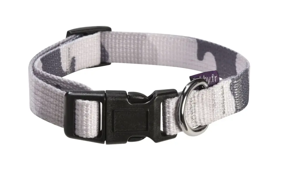 Bobby – Collier Camouflage Gris pour Chiens Solde