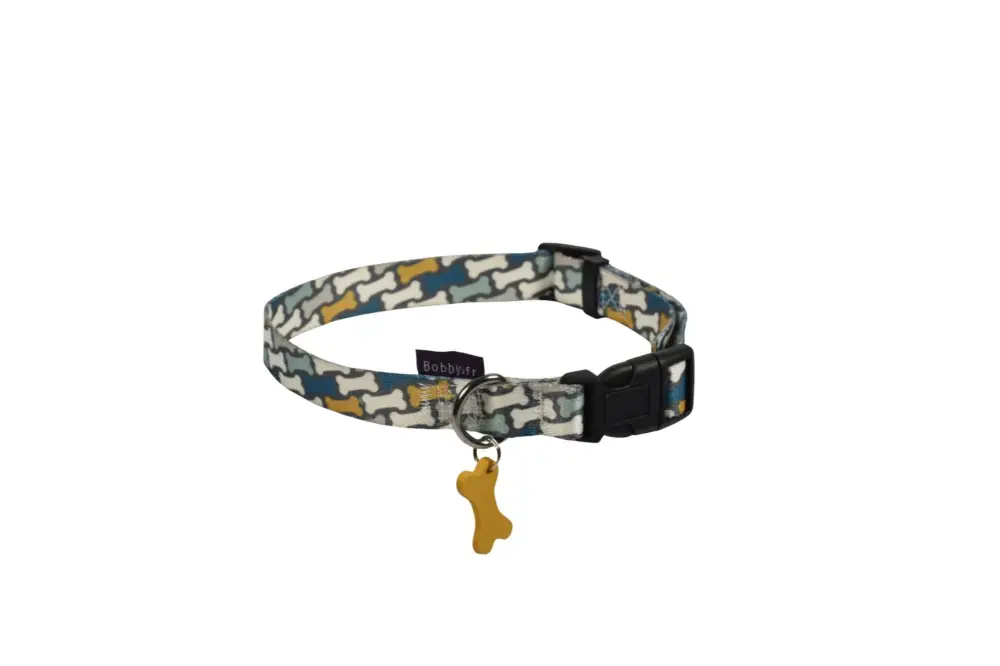 Bobby – Collier Tomy Moutarde pour Chiens Dernière Chance