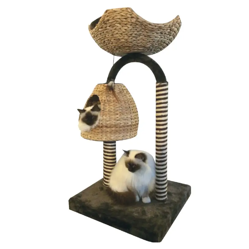Vente Flash Croci – Arbre &agrave; Chat Natural Azalea pour Chat – 95cm