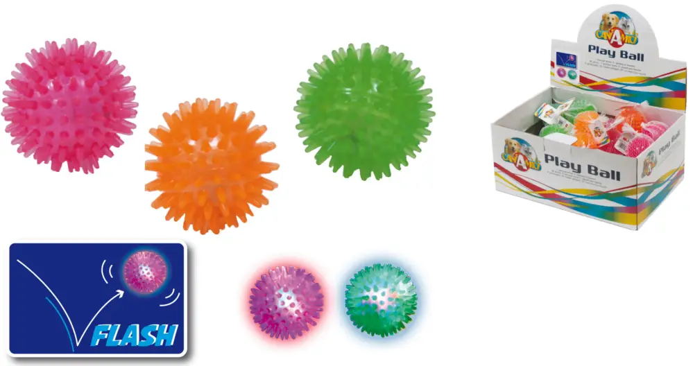 Croci – Jouet Balle Flash en Caoutchouc pour Chiens et Chats – 5cm Acheter Direct