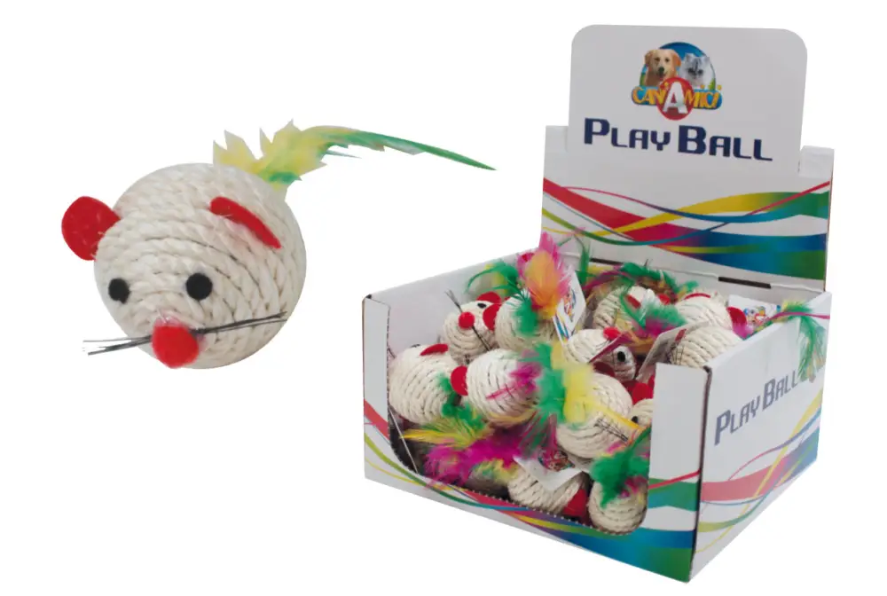 Croci – Jouet Balle Souris Rio pour Chats – 4cm Seulement Aujourd&rsquo;hui