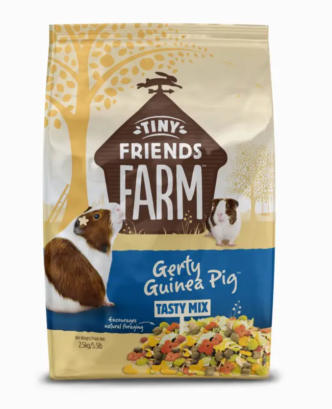 Tiny Friends Farm – Aliment Tasty Mix pour Cochon d'Inde pour Rongeurs Commander Maintenant