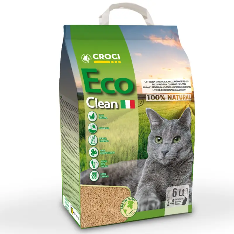 Prix Promo Croci – Liti&egrave;re Eco Clean pour Chat