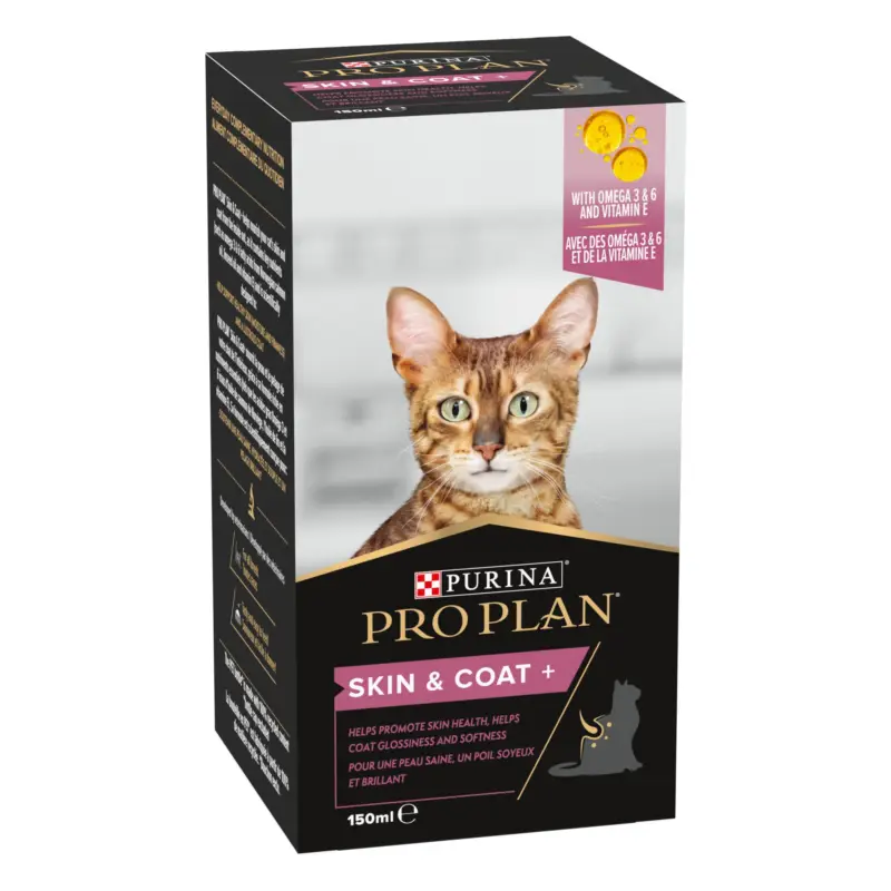 Dernier Modèle Pro Plan -Aliment Compl&eacute;mentaire Skin & Coat+ en Sirop pour Chats – 135g