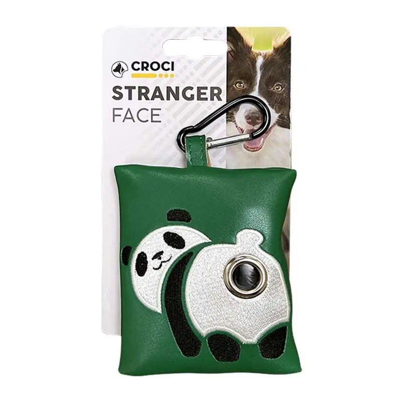 Croci – Distributeur Sac &agrave; D&eacute;jections Stanger Panda pour Chiens – Vert Offre Du Jour