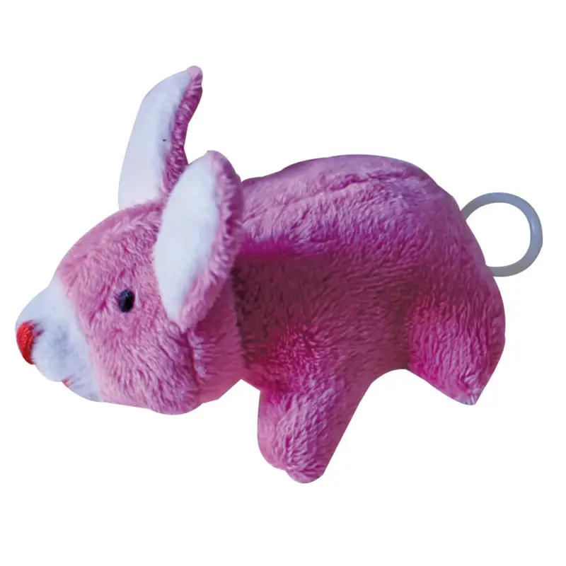 Produit De Marque Croci – Jouet Lapin Peluche Tremblant pour Chats – 10cm