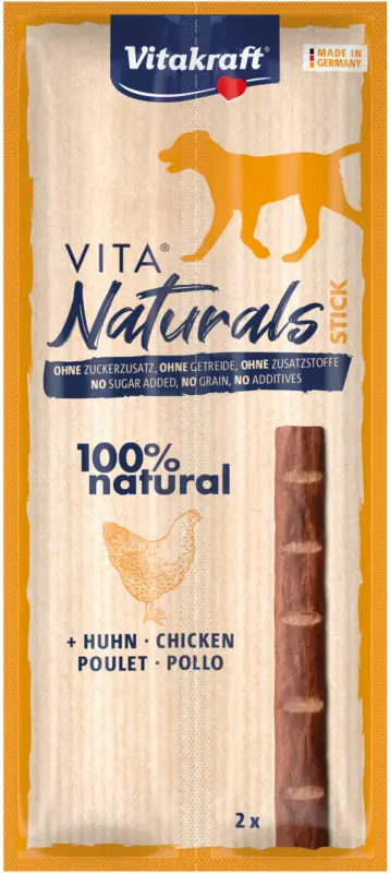 Vitakraft – Friandises VitaNaturals Stick au Poulet pour Chiens – 2x11g Meilleur Prix