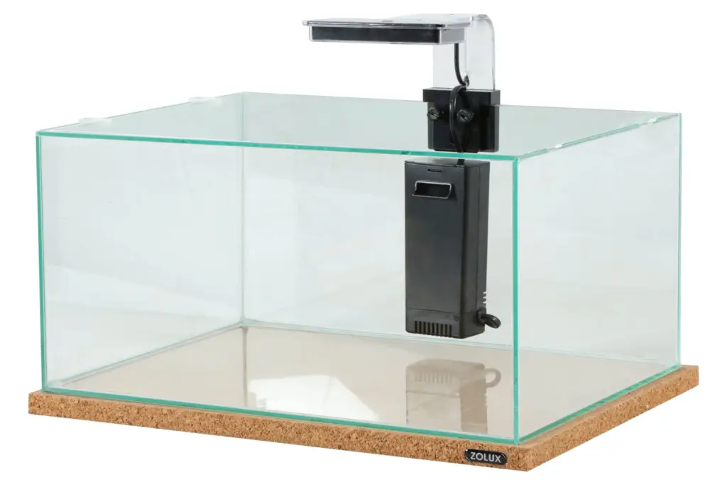 Zolux – Kit Aquarium Betta Rek Noir pour Poissons d'Eau Douce – 23L Super Prix