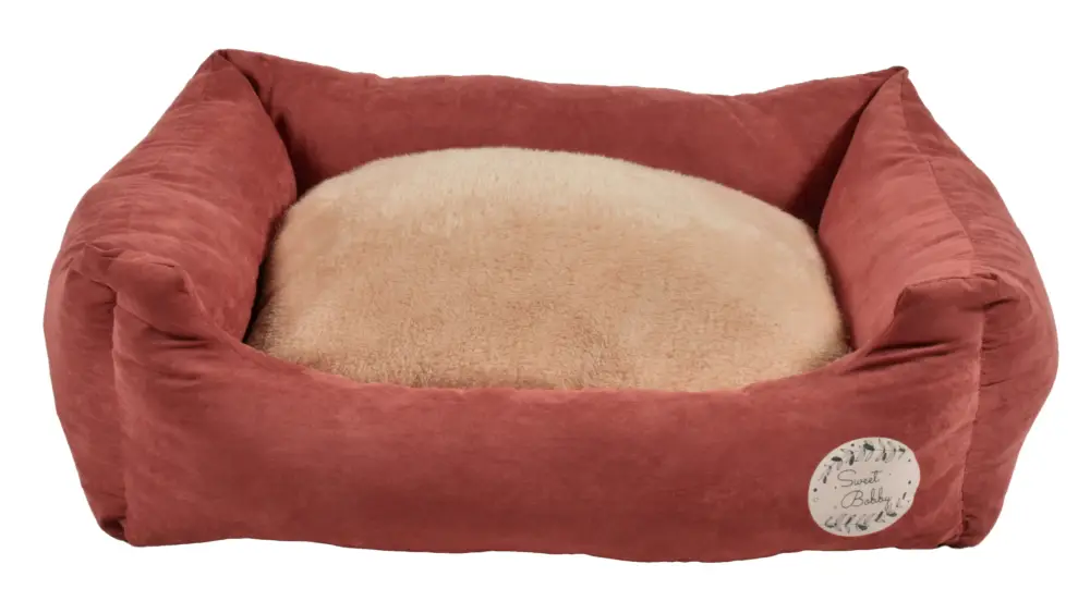 Vente Flash Bobby – Coussin Donut Poilu Taupe pour Chien