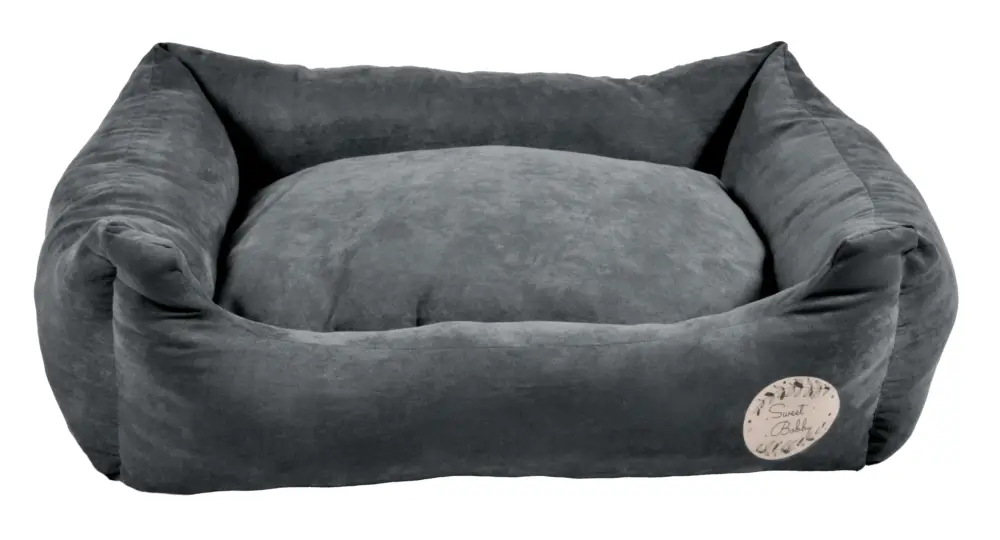 Bobby – Coussin Donut Poilu Gris pour Chien Prix Choc