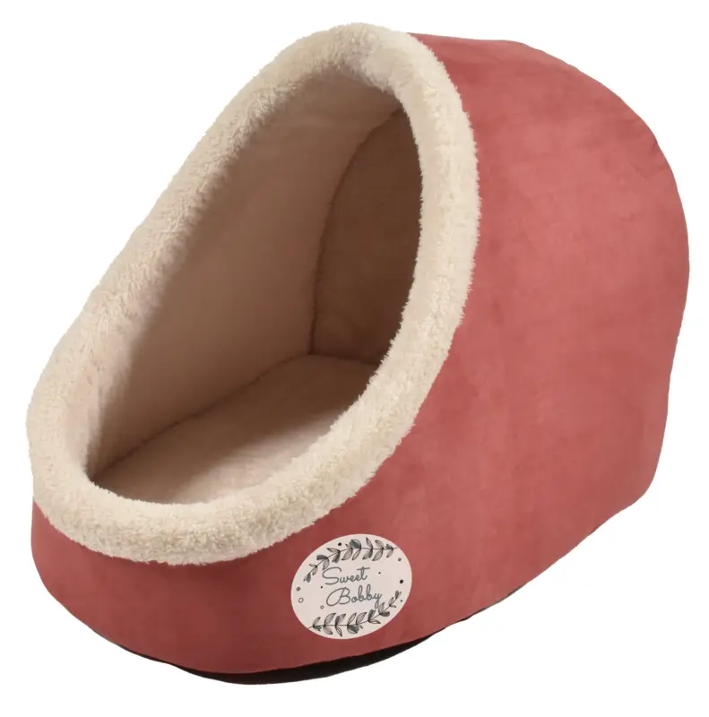 Bobby – Abri Bulle Douce Rose pour Chats – 45cm Offre Spéciale