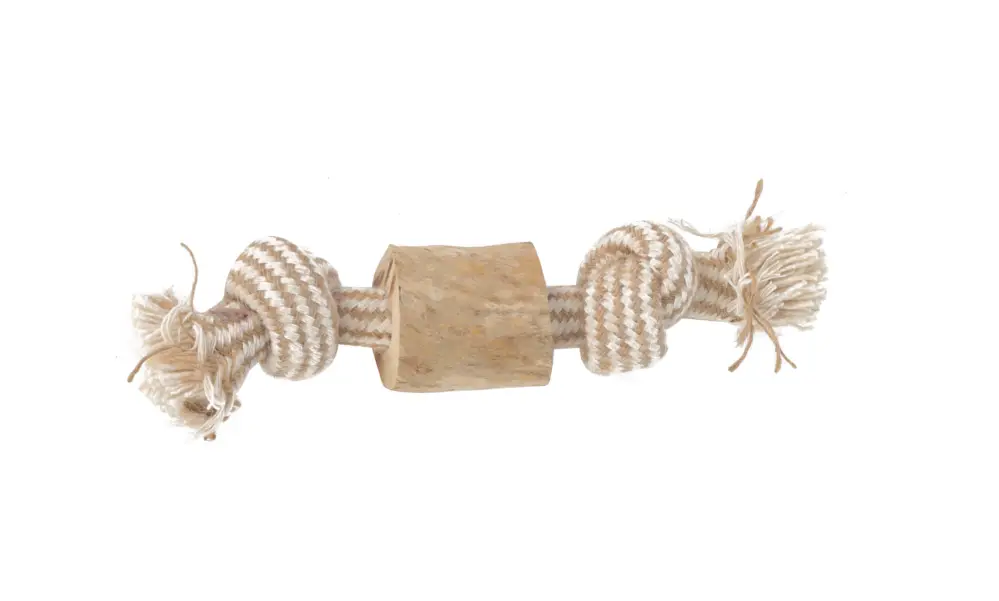 Offre Du Jour Anka – Jouet Corde + Bois de Caf&eacute;ier S/M pour Chiens – 20cm