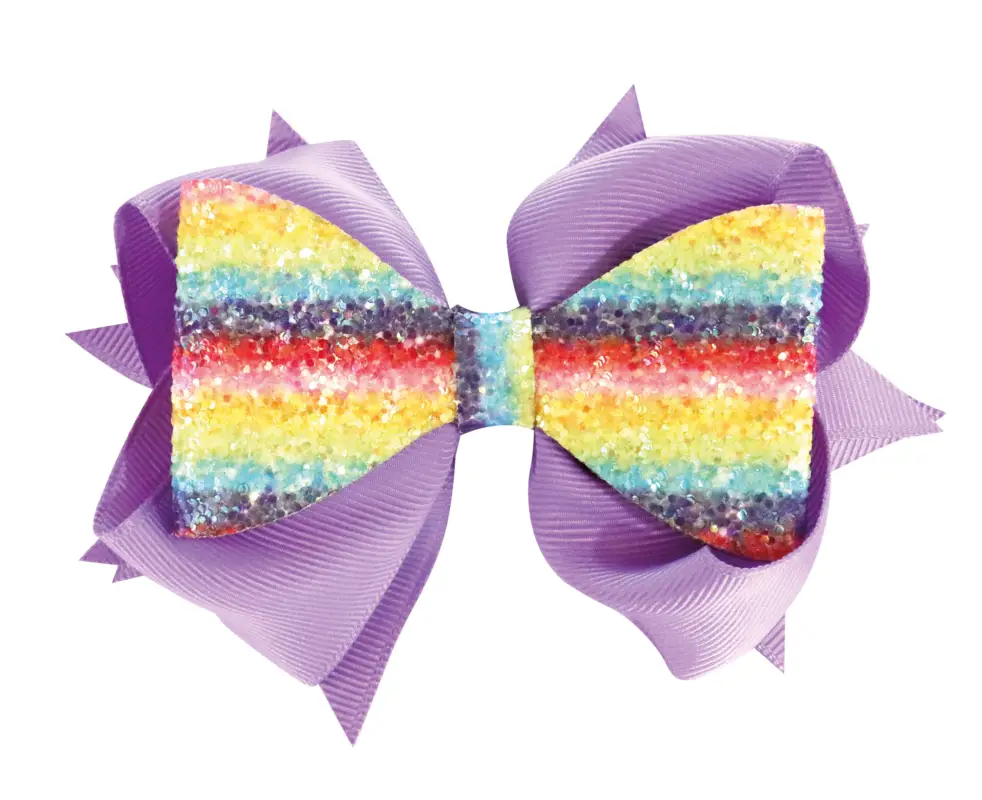 Super Prix Croci – N&oelig;ud Papillon &agrave; Clip Rainbow pour Chiens – 11x8cm