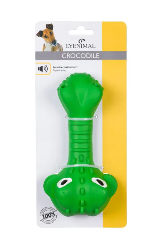 Eyenimal – Jouet Couineur CROCODILE pour Chiens Prix Cassé
