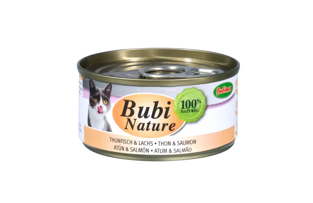 Commander Maintenant Bubimex – P&acirc;t&eacute;e Bubi Nature Thon et Saumon pour Chats – 70g