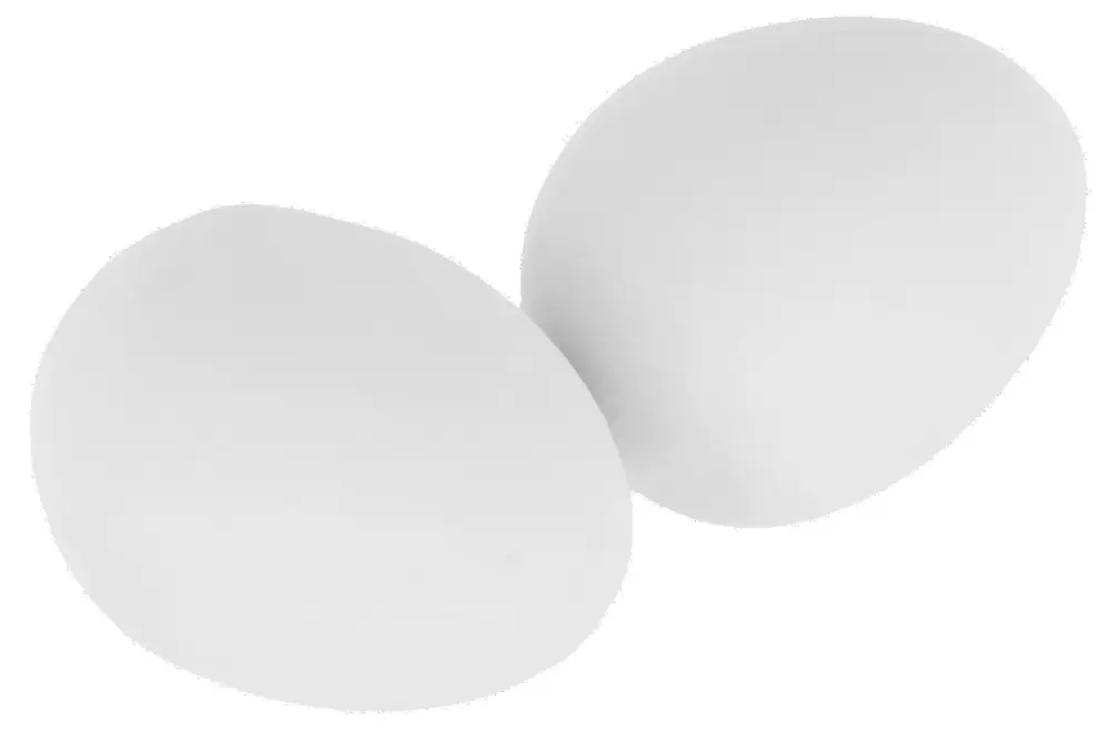 Soldes Kerbl – &OElig;ufs factices Argile Blanc pour Poules Pondeuses – x2
