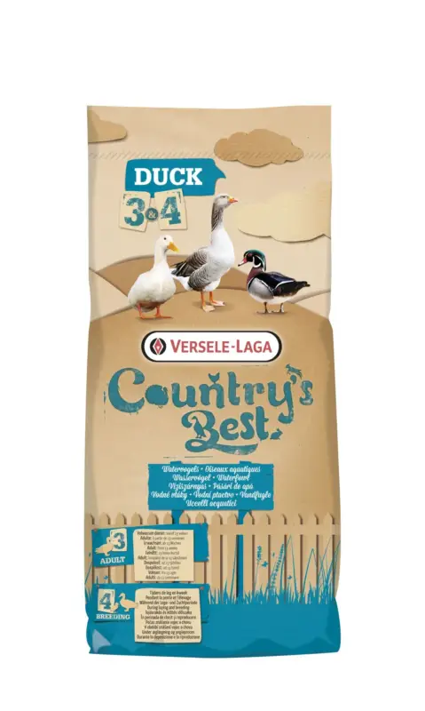 Versele Laga – Aliment Country's Best Duck 3 Pellet pour Basse-cour – 20Kg Produit De Marque