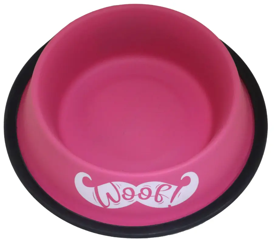 Livraison Express Croci – Bol Acier Pivoine Fuchsia pour Chiens