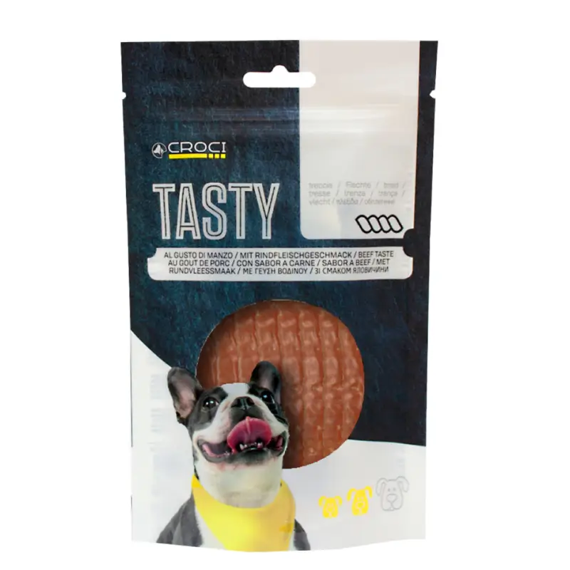 Croci – Friandises Tasty Sandwich Poulet et Merlu pour Chiens – 80g Produit De Marque