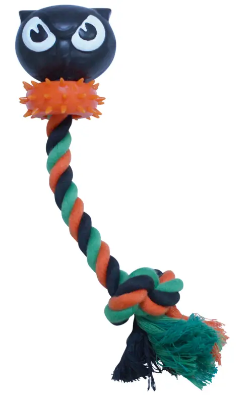 Meilleure Vente Croci – Jouet Corde Scary Owl pour Chiens – 25cm