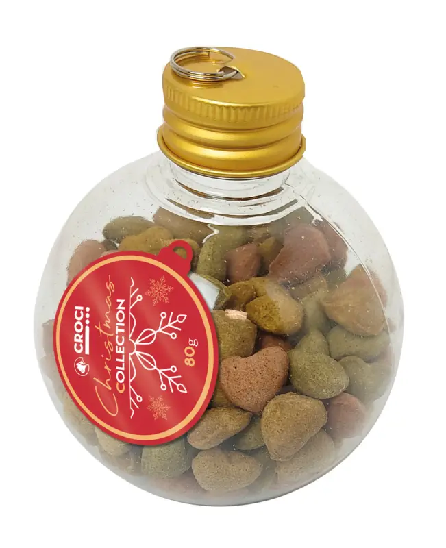 Croci – Boule de No&euml;l CAT SNACK XMAS BALL pour Chats – 80g Seulement Aujourd&rsquo;hui