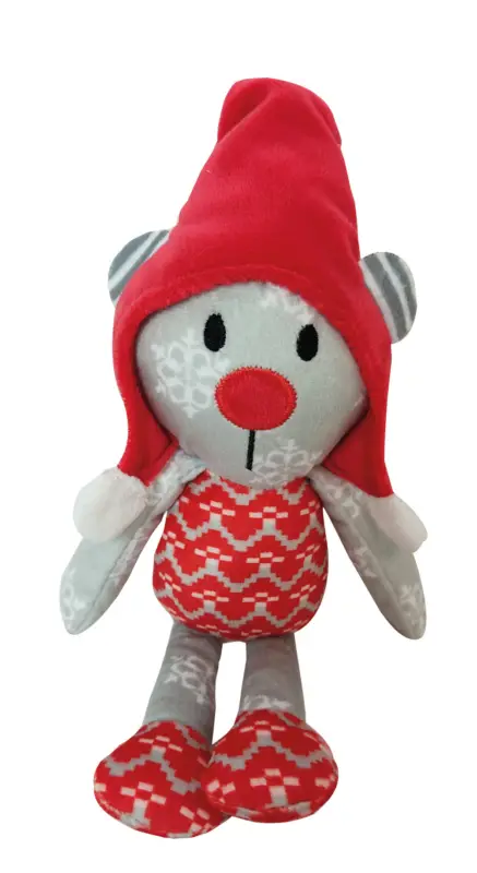 Nouveauté Croci – Jouet Peluche DOG TOY XMAS TARTAN BEAR pour Chiens – 24CM
