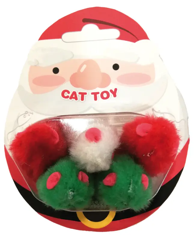 Meilleur Prix Croci – Jouet Souris CAT TOY XMAS MICE pour Chats – x5