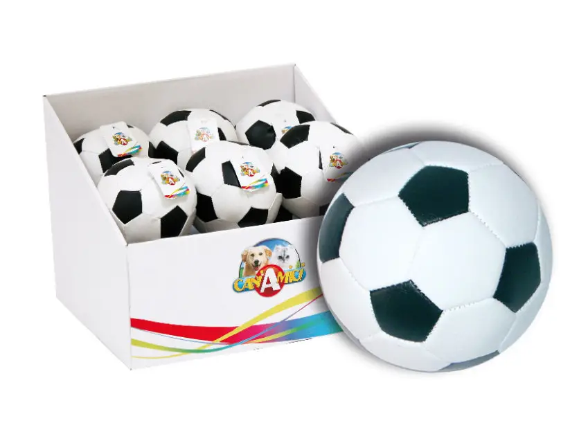 Croci – Jouet Balle Football Noir pour Chiens – 9 cm Populaire