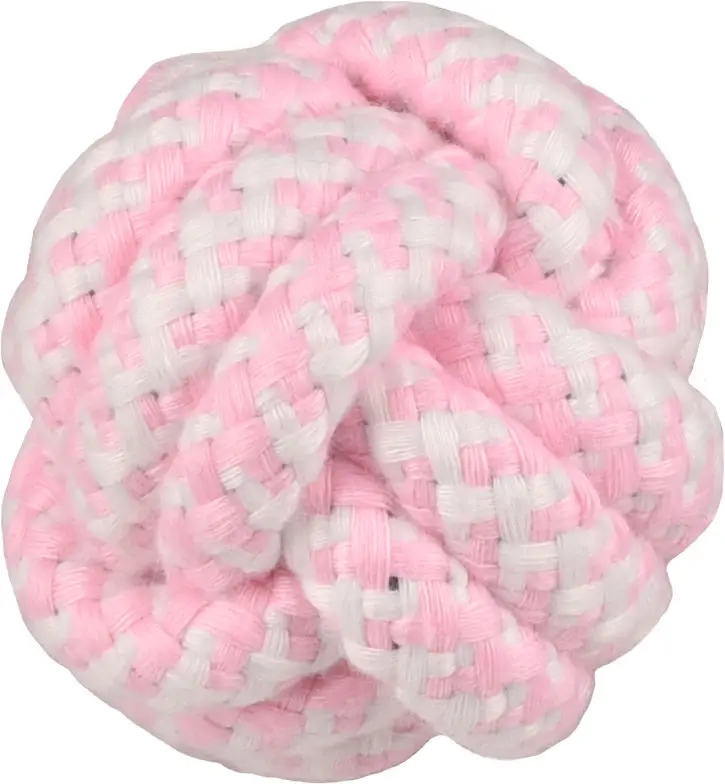 Authentique Flamingo – Balle Tress&eacute;e Small Dog Ivar Rose pour Chiens – 6cm