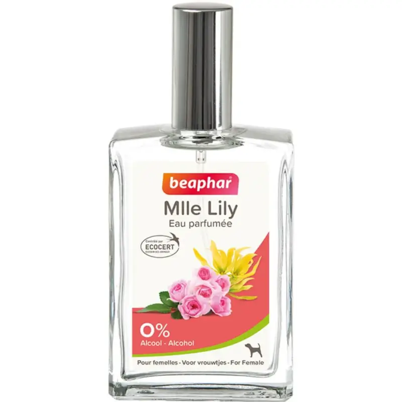 Beaphar – Eau de toilette femelle MLLE LILY pour chiens- 50ml Dernière Chance