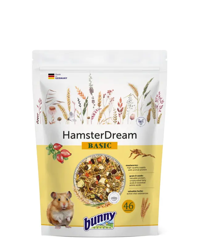 BunnyNature – Alimentation hamster HamsterDream BASIC – 600g Prix Promo