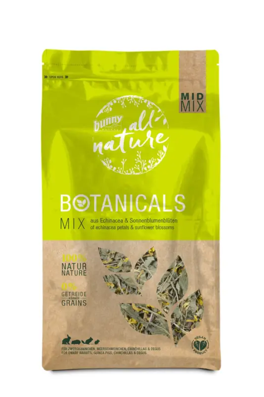 Prix Réduit BunnyNature – BOTANICALS MID MIX M&eacute;lange de p&eacute;tales d'&eacute;chinac&eacute;a et de tournesol – 140 g