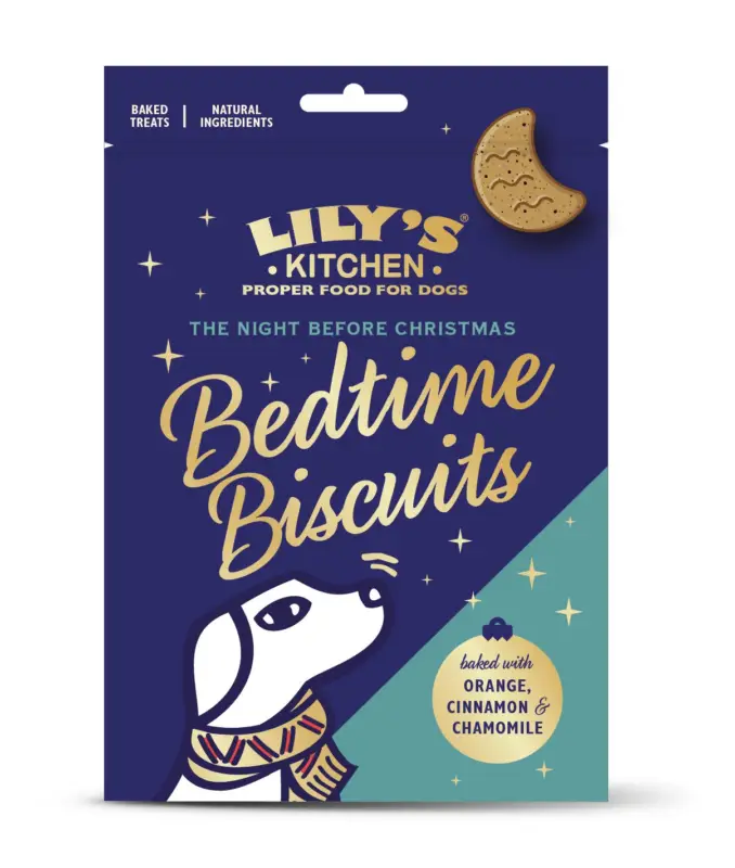 Lily's Kitchen – Friandises Biscuits Nuit&eacute; de No&euml;l pour Chiens – 80g Paiement Sécurisé