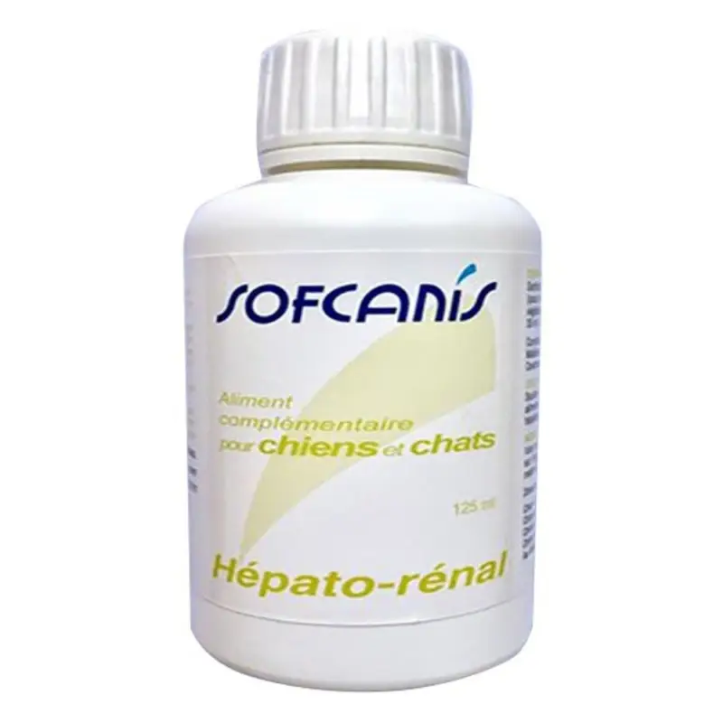 Nouvel Arrivage Sofcanis – Compl&eacute;ment Hepato Renal pour Chiens et Chats – 125ml
