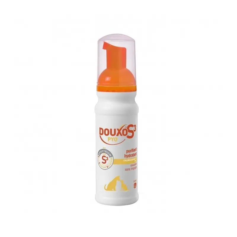 Ceva – Soin Mousse Douxo S3 Pyo pour Chiens et Chats – 150ml Prix Cassé