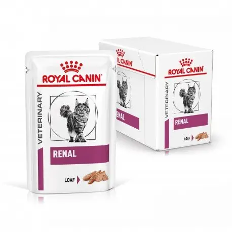 Dernière Chance Royal Canin – P&acirc;t&eacute;e Veterinary en Mousse Renal au Poulet pour Chats – 12x85g