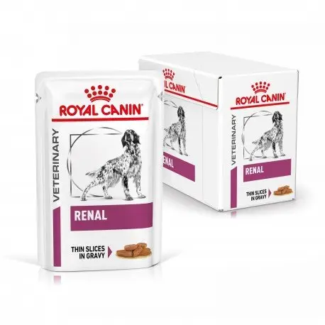 Quantité Limitée Royal Canin – Sachets Veterinary Dog Renal pour Chiens – 12x100g
