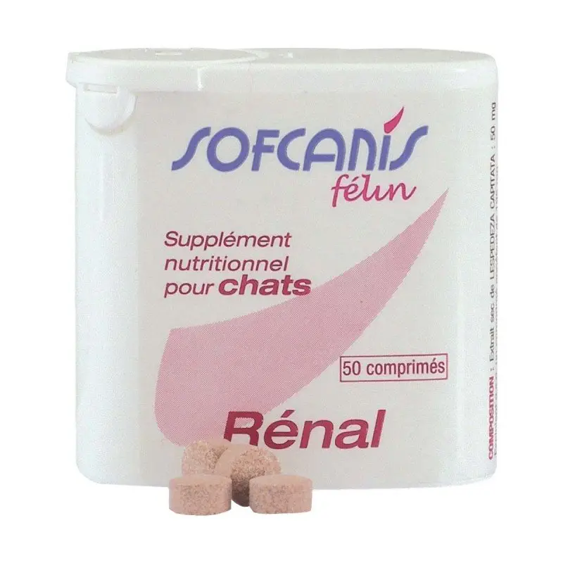 Achat Immédiat Sofcanis – CAPSULES SUPPLEMENT NUTRITIONNEL RENAL POUR CHATS – X50