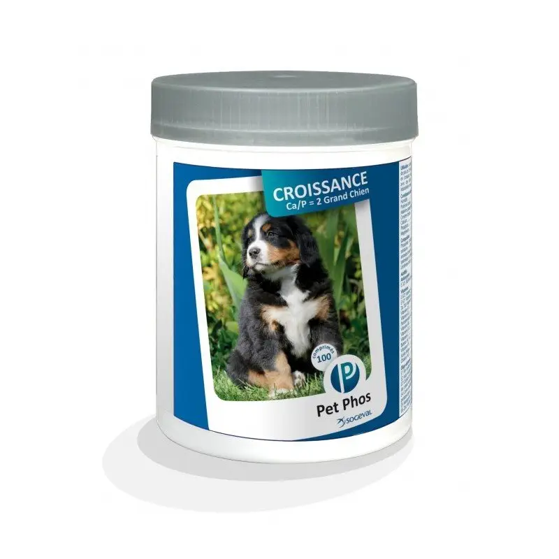 Ceva – Comprim&eacute;s Pet Phos Croissance CA/P=2 pour Grands Chiens – x100 Seulement Aujourd&rsquo;hui