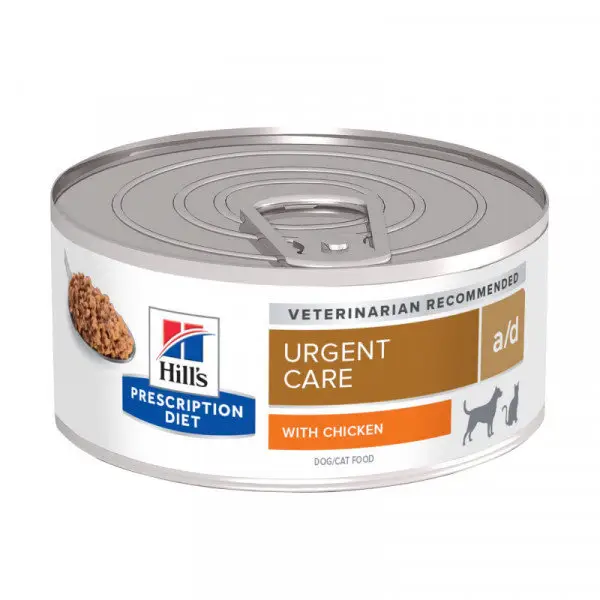 Hill's – P&acirc;t&eacute;e Prescription Diet a/d Restorative Care Poulet pour Chats – 24x156g Affaire À Saisir