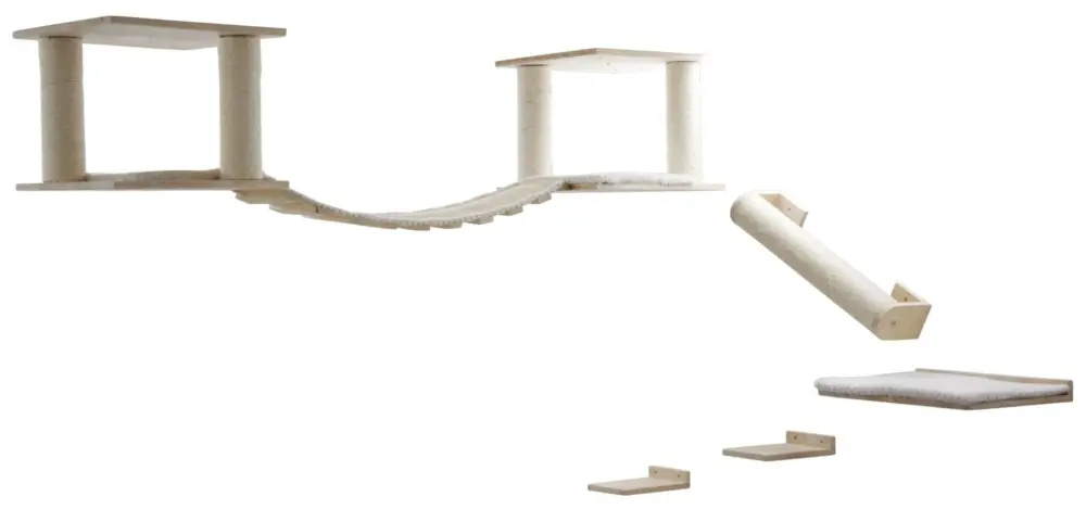 Satisfait Ou Remboursé Kerbl – Espace de jeu pour chat Top XL nature/blanc max. 5 kg