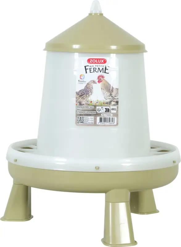 Zolux – Mangeoire Silo Lichen sur Pied pour Basse Cour – 4Kg Top Vente