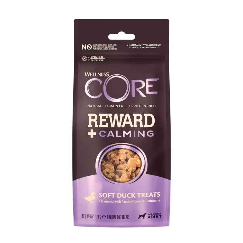 Wellness CORE Reward+ Treats Canard Calmant – 170g Soldes