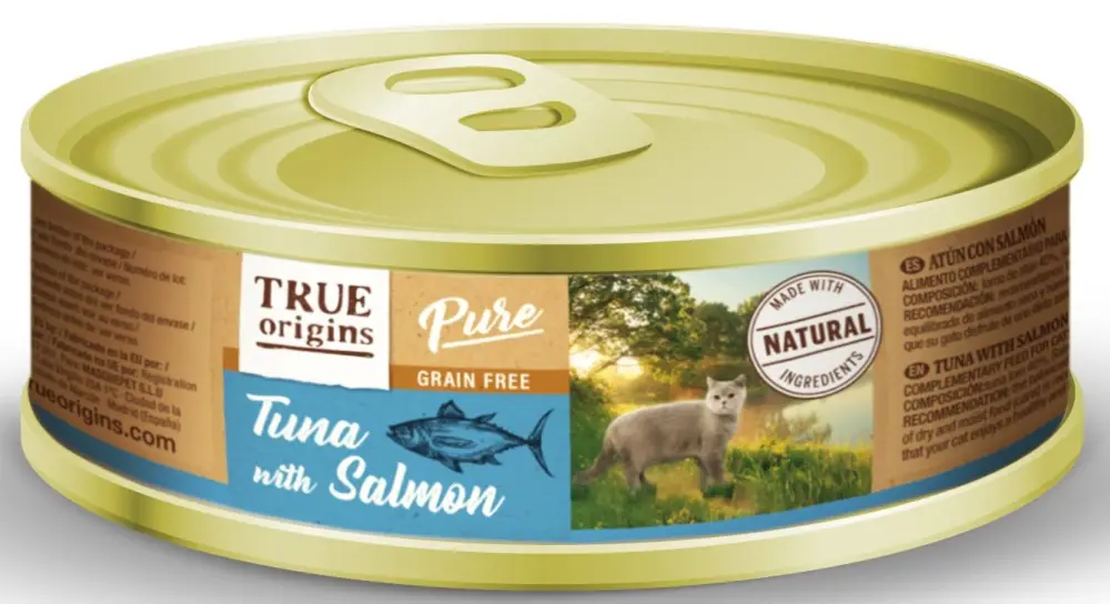 Produit De Marque True Origins Pure – Pat&eacute;e Top Cat Adult Thon Saumon – 85g