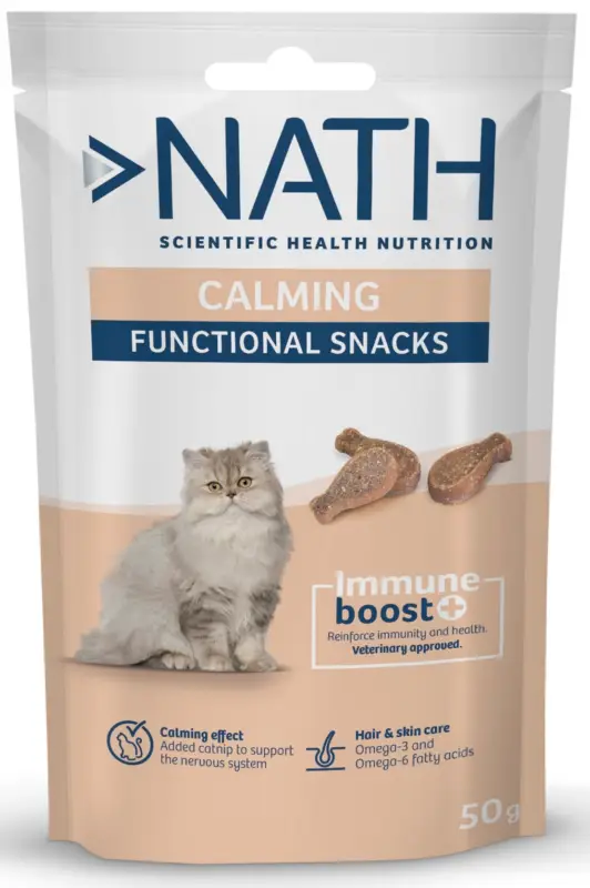 Achetez Aujourd&rsquo;hui Nath – Friandises Calming Immune boost+ pour Chats – 50g